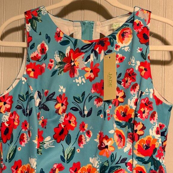 Jade by Melody Tam Floral Cut-Out Back Dress - Size Medium - Picture 2 of 4